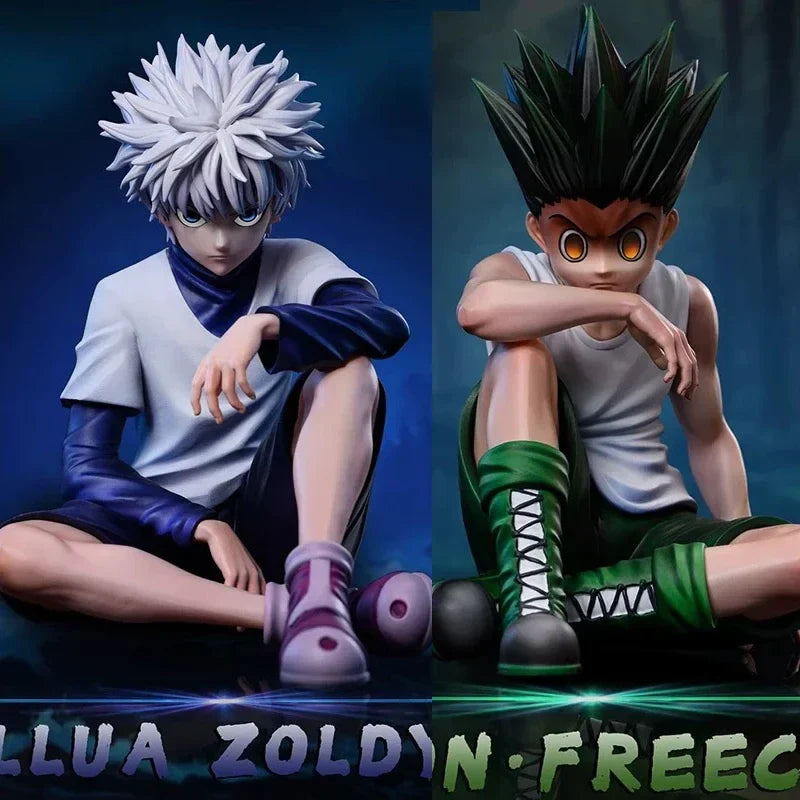 Hunter Duo Sitting Pose Figures