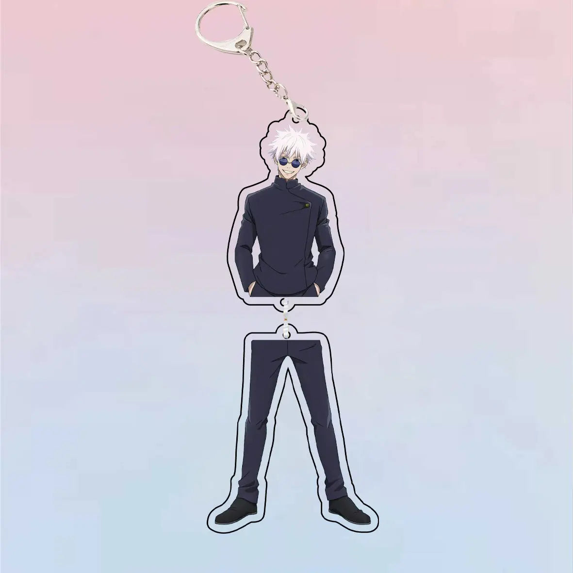 Gojo Satoru Half Cut Keychain