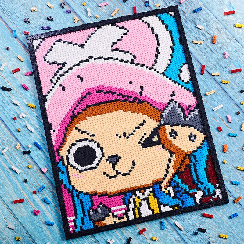 Whale Art Building Block set