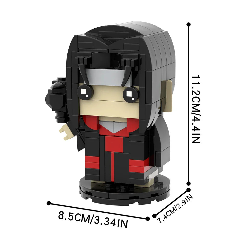 Pixel Brick Itachi Figure
