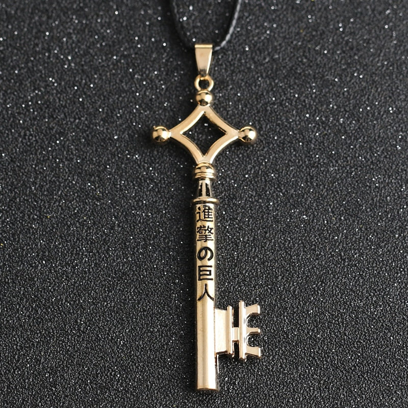 attack on titan key necklace