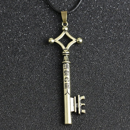 attack on titan key necklace