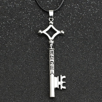 attack on titan key necklace