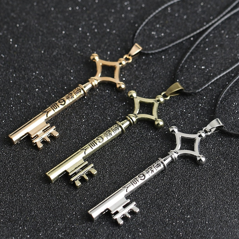 attack on titan key necklace