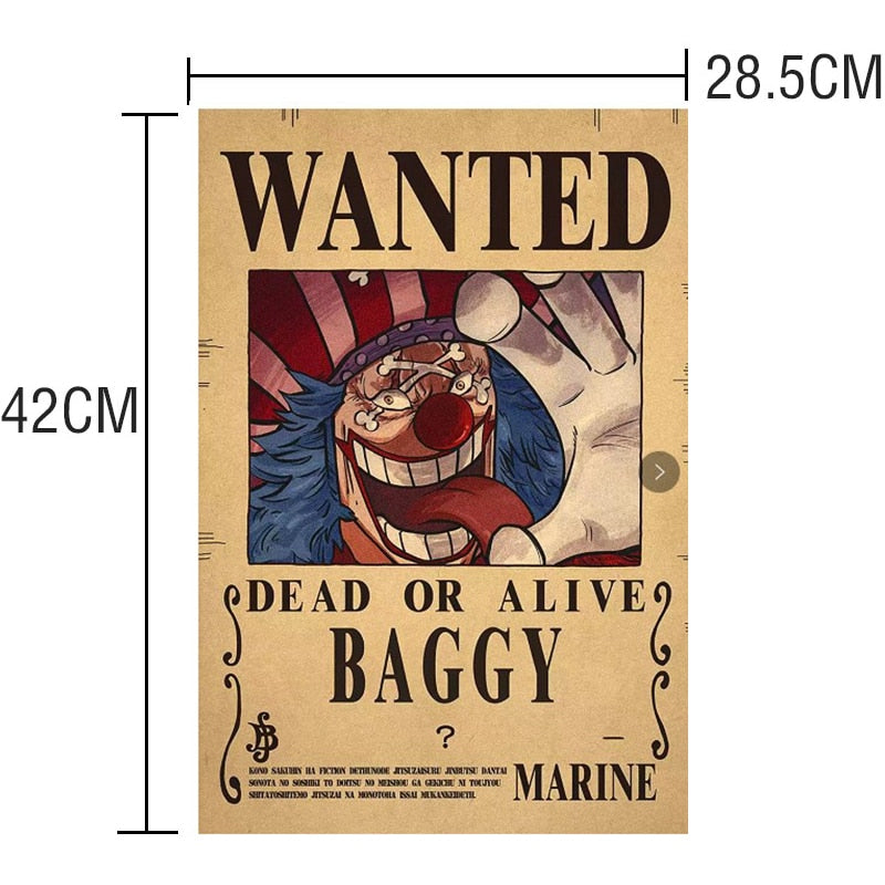 One Piece Wanted Posters