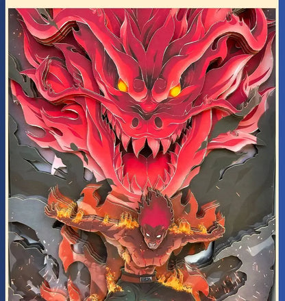 naruto 3d art piece