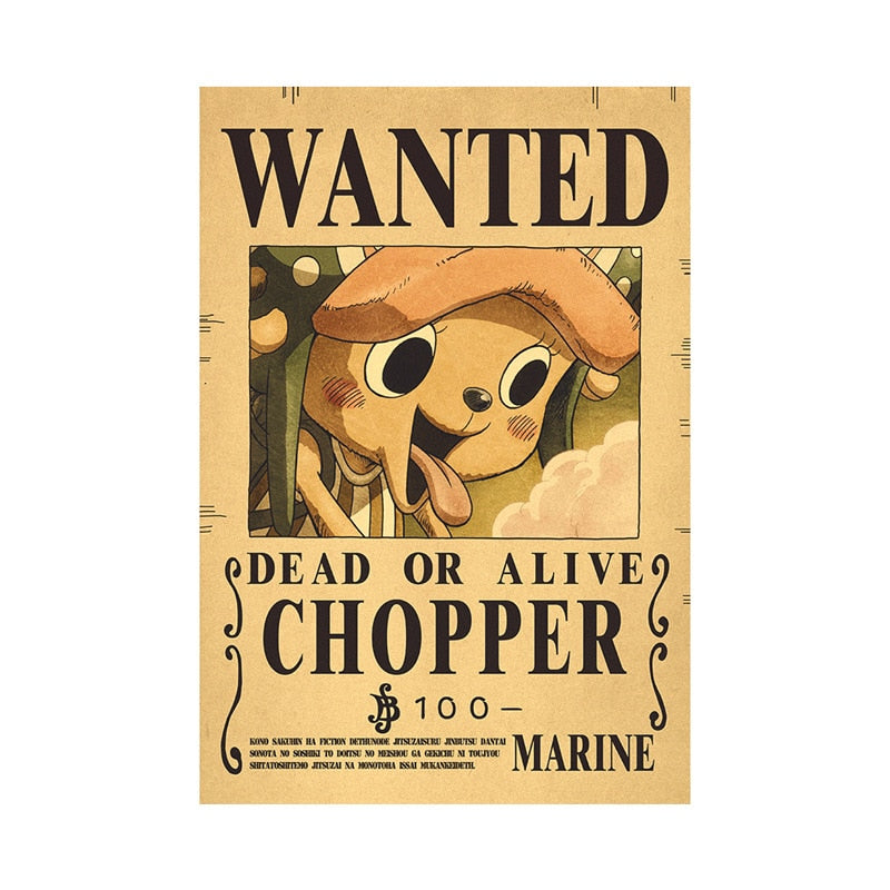 One Piece Wanted Posters