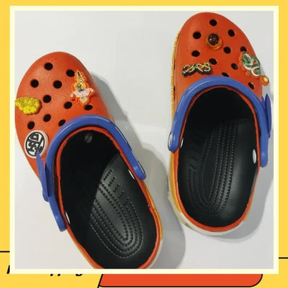 Drangon Ball Red Crocs