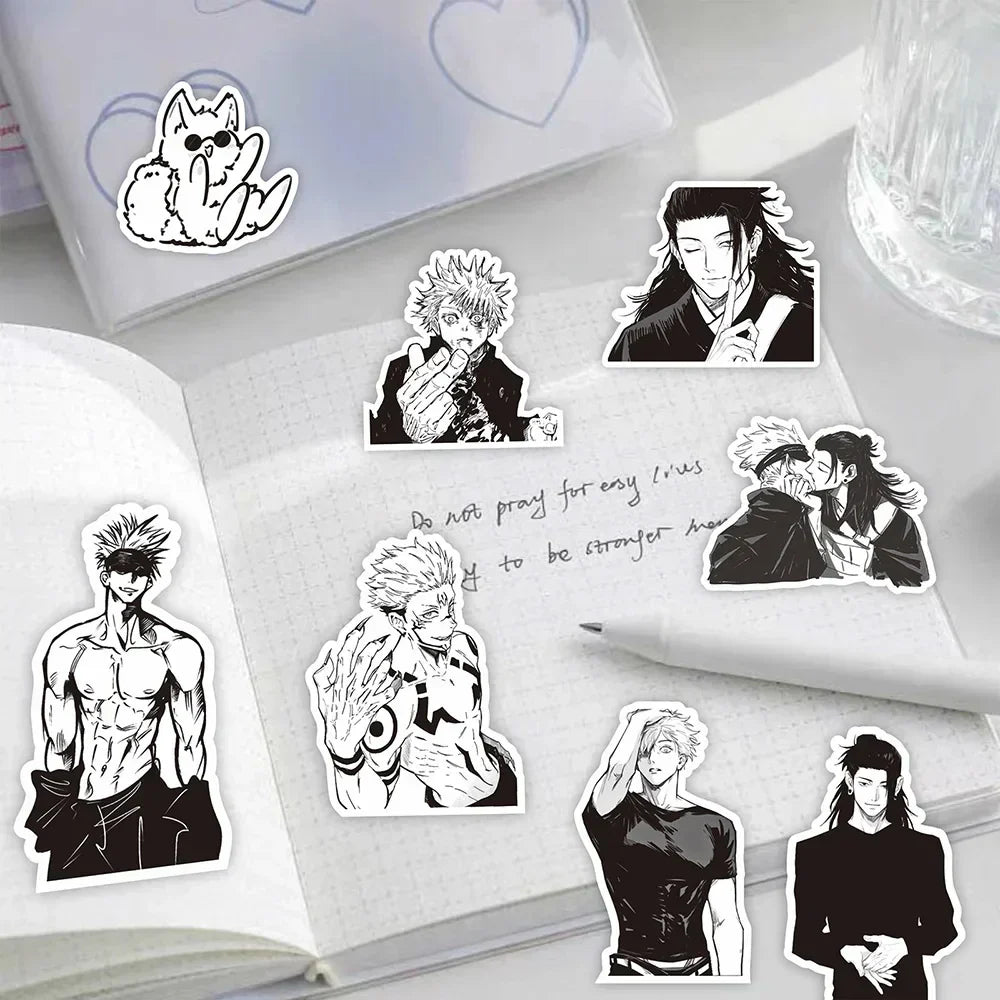 Black White Jujutsu Kaisen  Stickers