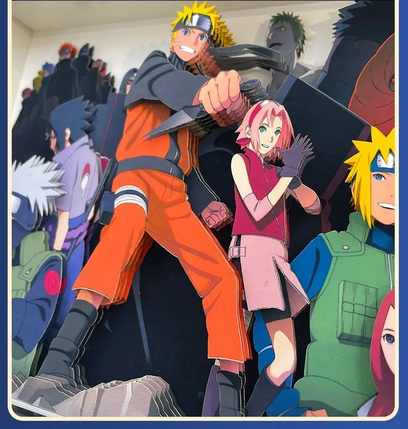 naruto 3d art piece