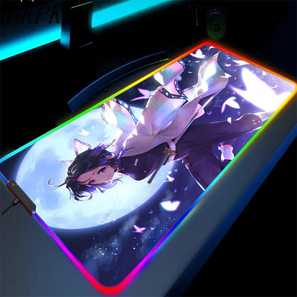 demon slayer glowing mat