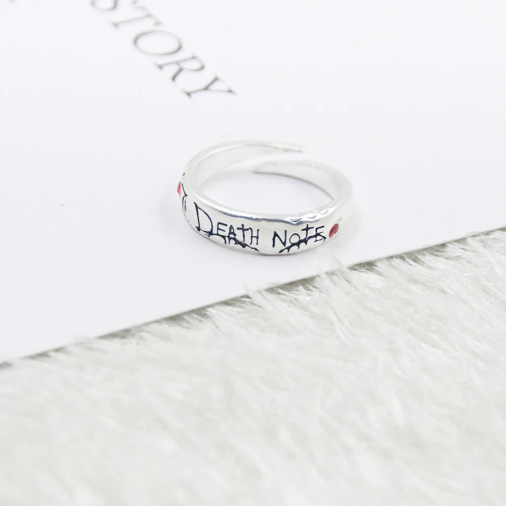 Death Note Adjustable Ring