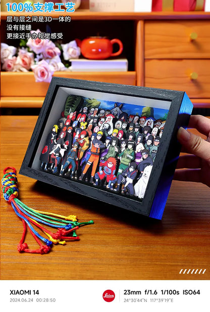 naruto ninja 3D art piece