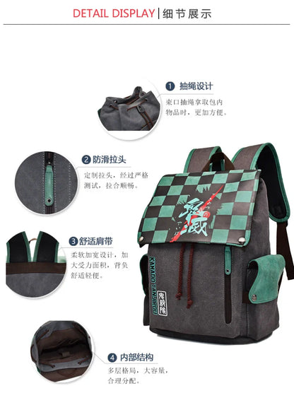 demon slayer school backpack