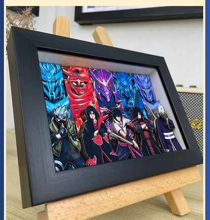 naruto 3d art piece