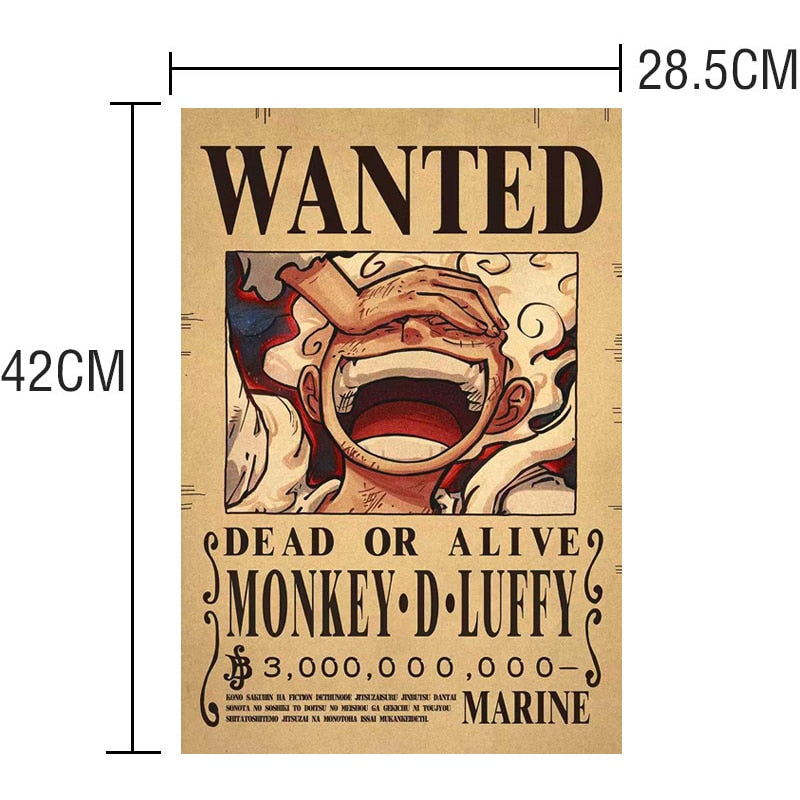 One Piece Wanted Posters