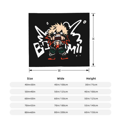 Katsuki Bakugo Heavy Blanket