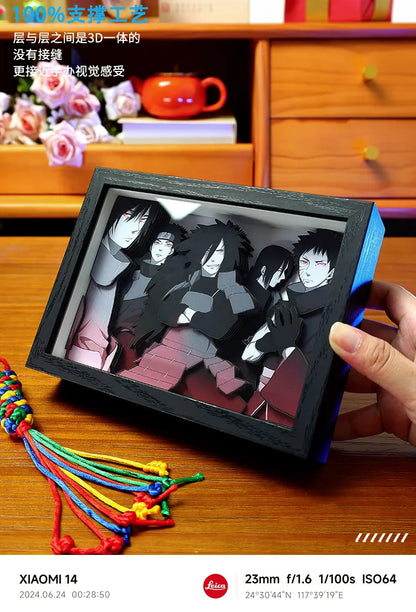 naruto ninja 3D art piece