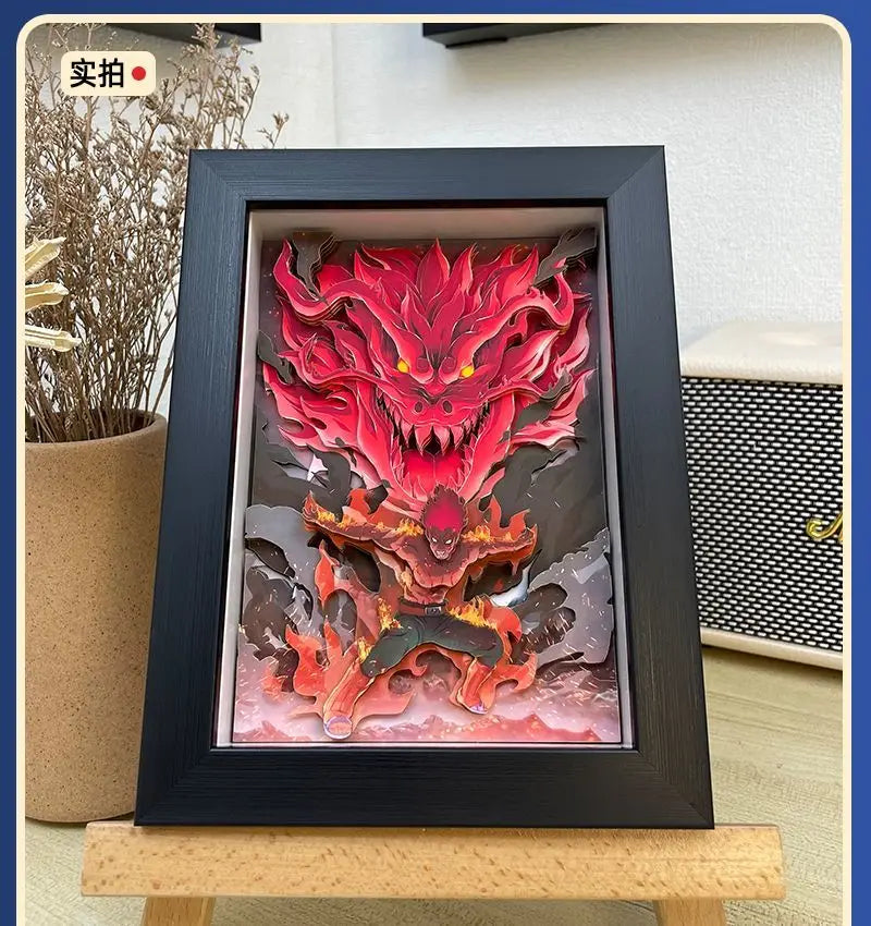 naruto 3d art piece