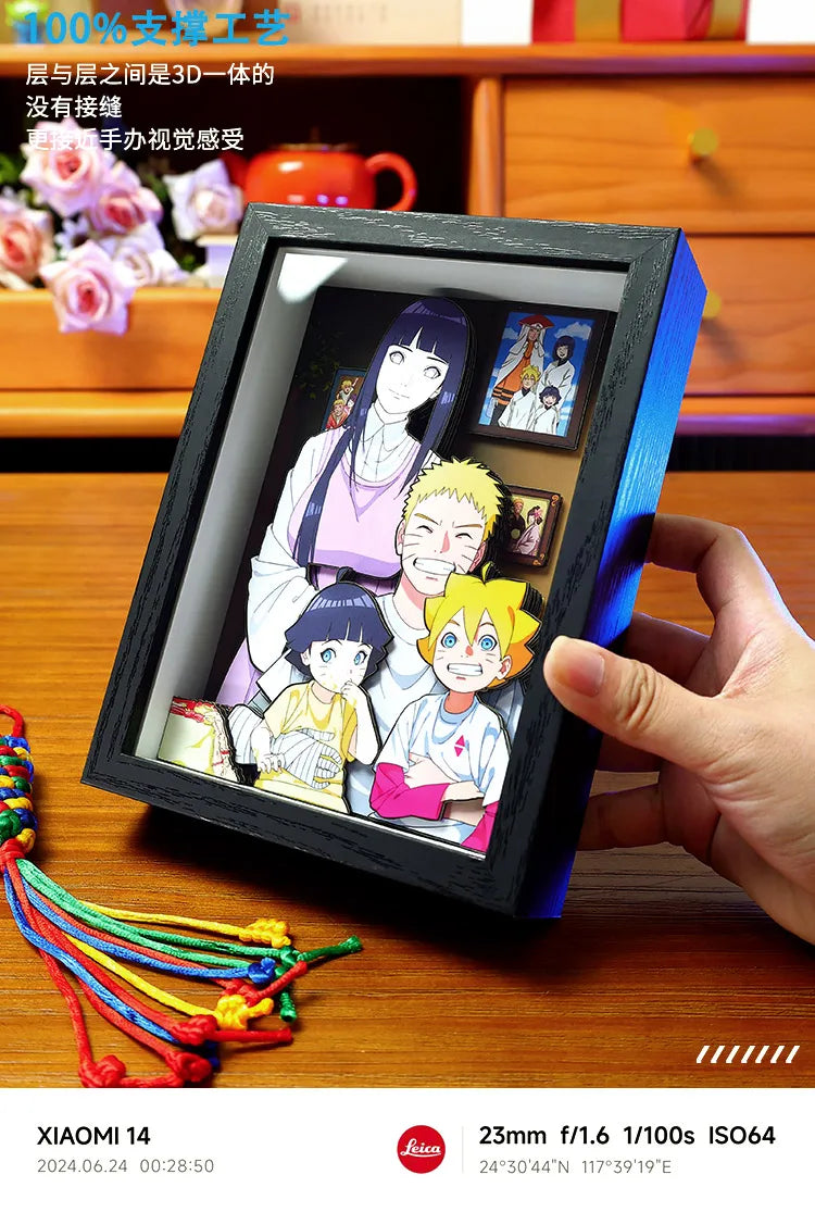 naruto ninja 3D art piece
