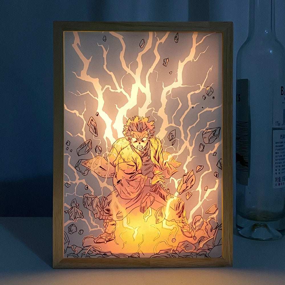 zenitsu glowing canvas