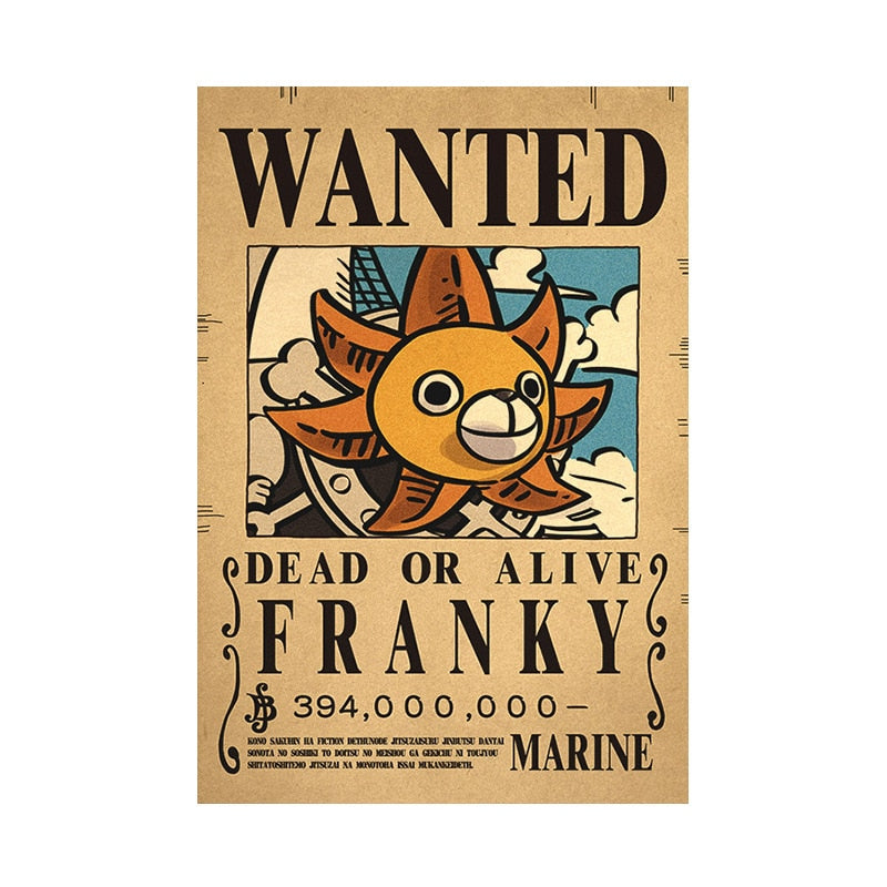 One Piece Wanted Posters