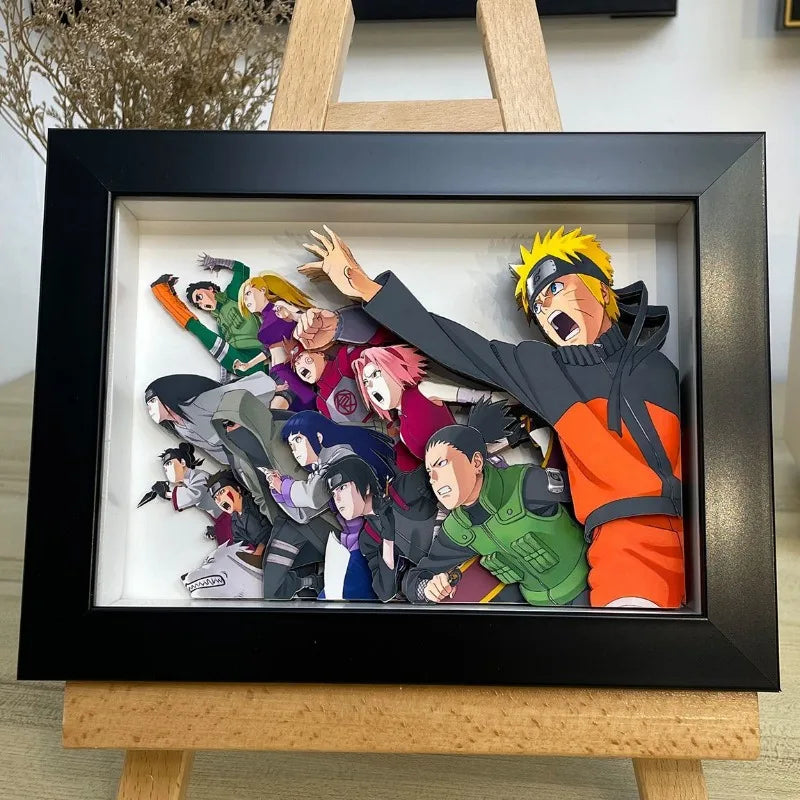 naruto 3d art piece