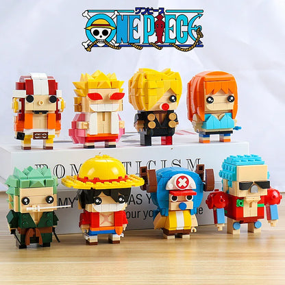 One Piece Figures Building Blocks