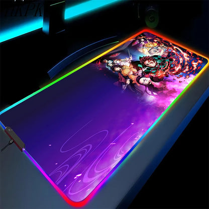 demon slayer glowing mat