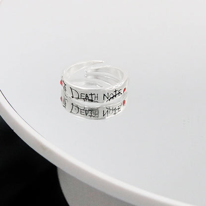 Death Note Adjustable Ring