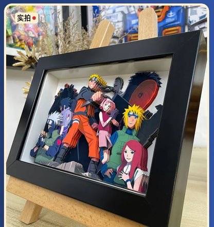 naruto 3d art piece