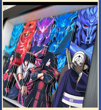 naruto 3d art piece