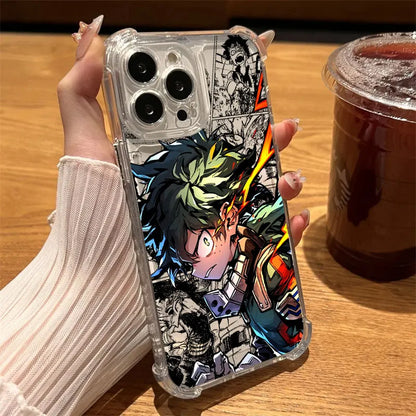 My Hero Academi Clear Phone Case