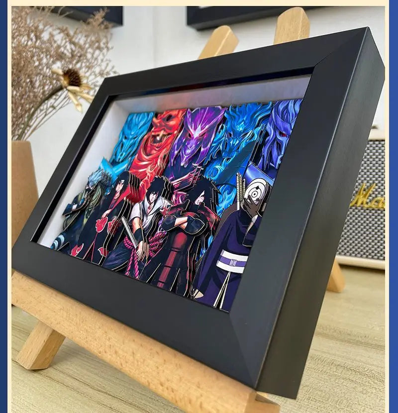naruto 3d art piece