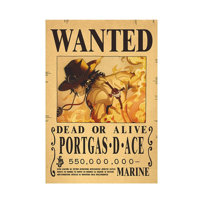 One Piece Wanted Posters