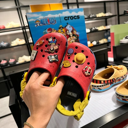 Monkey D Luffy Red Crocs