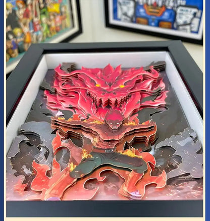 naruto 3d art piece