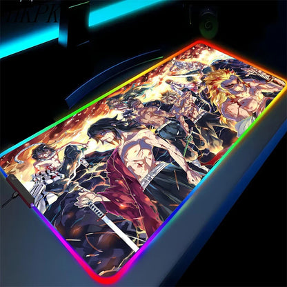demon slayer glowing mat