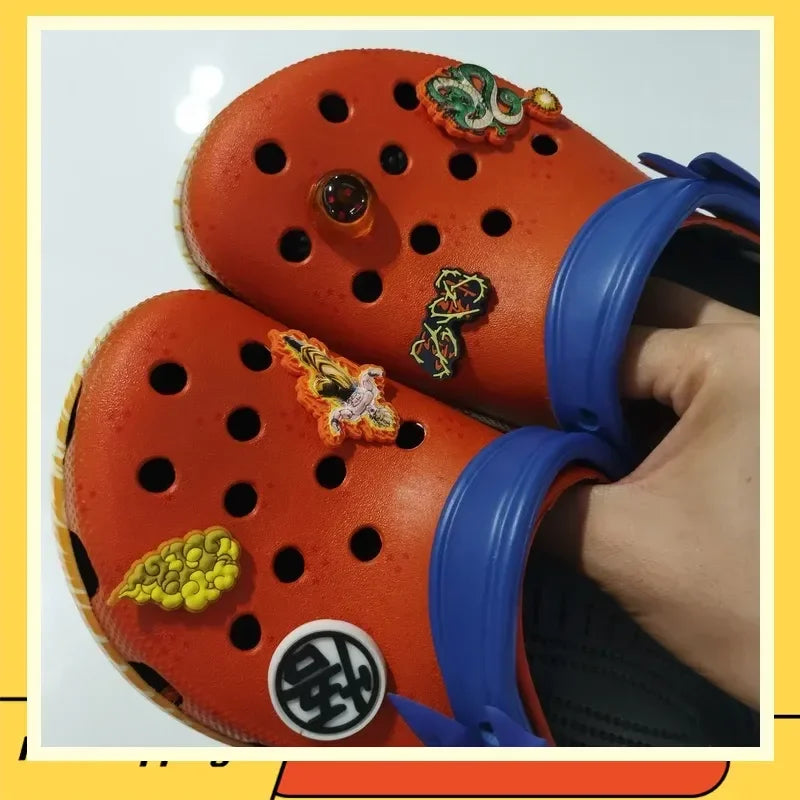 Drangon Ball Red Crocs