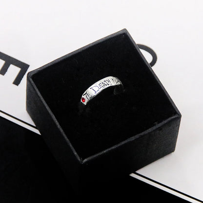 Death Note Adjustable Ring
