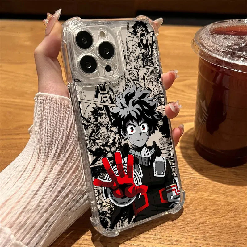 My Hero Academi Clear Phone Case