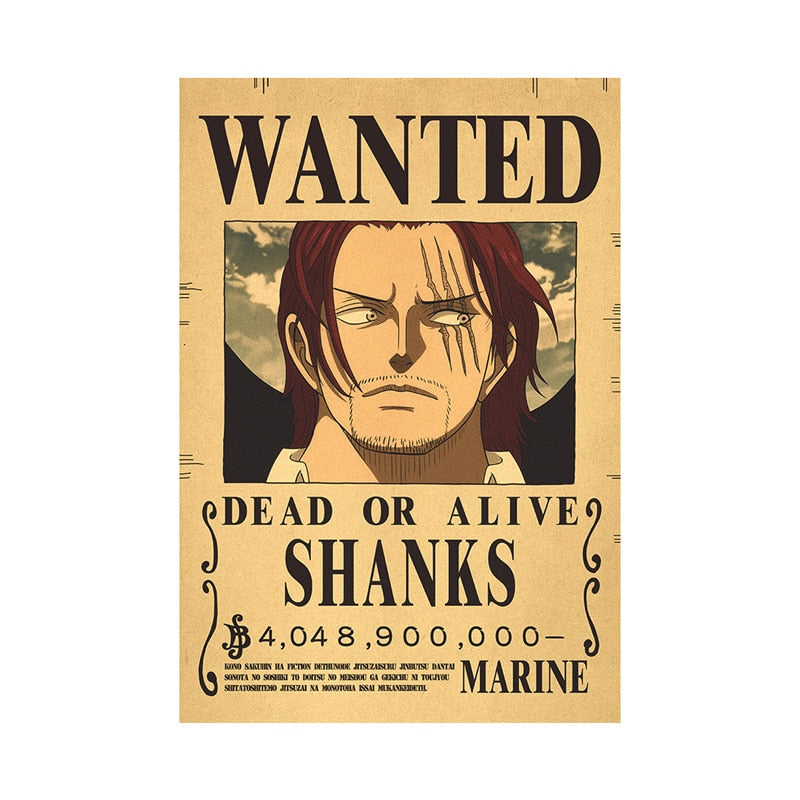 One Piece Wanted Posters