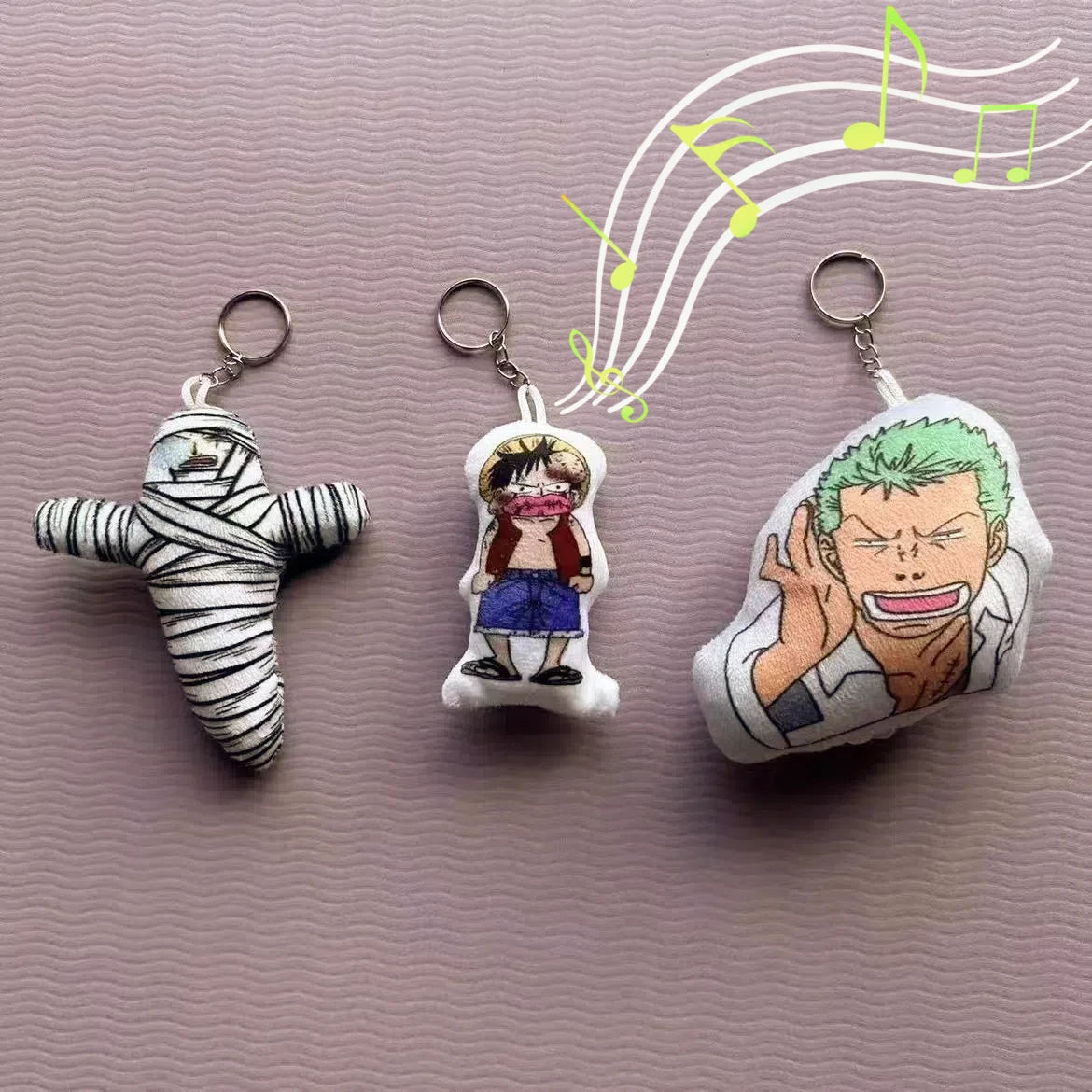 One Piece Plush Keychain