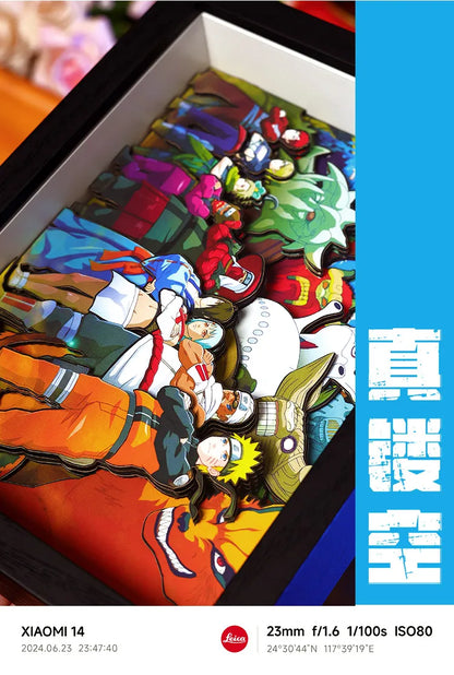 naruto ninja 3D art piece