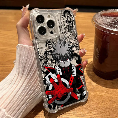 My Hero Academi Clear Phone Case