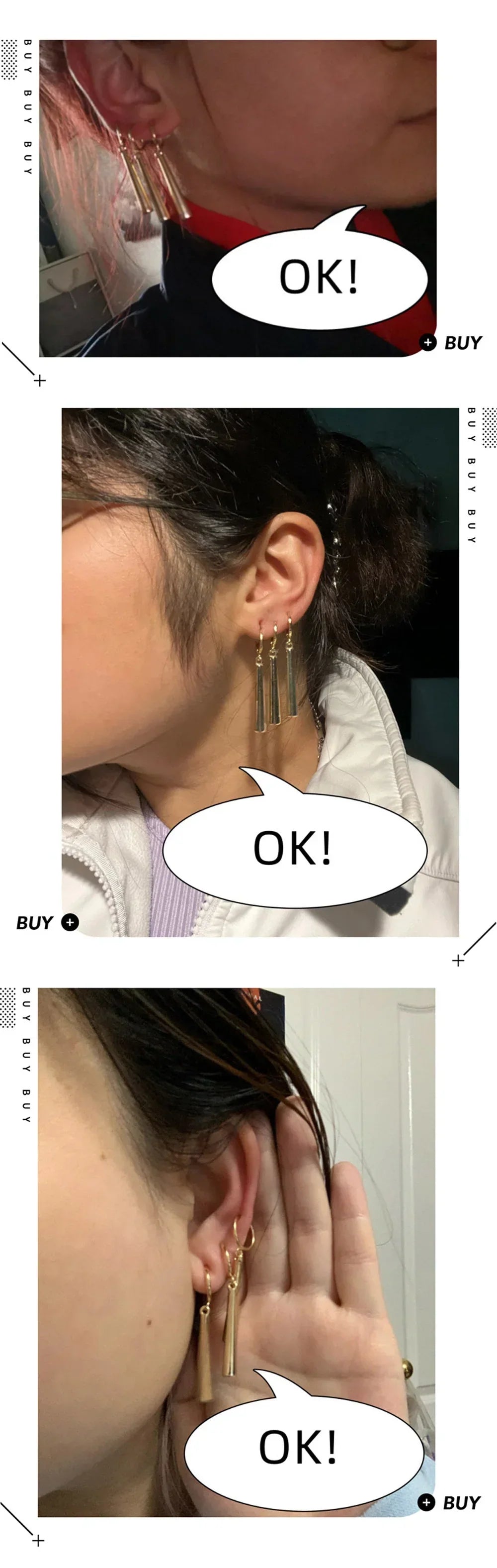 Pirate-Inspired Zoro Earrings
