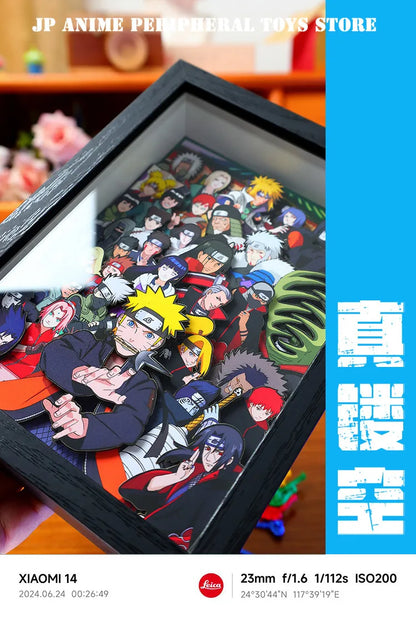 naruto ninja 3D art piece