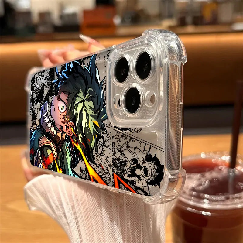 My Hero Academi Clear Phone Case