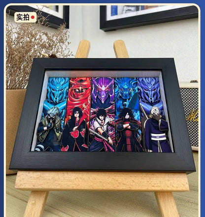 naruto 3d art piece