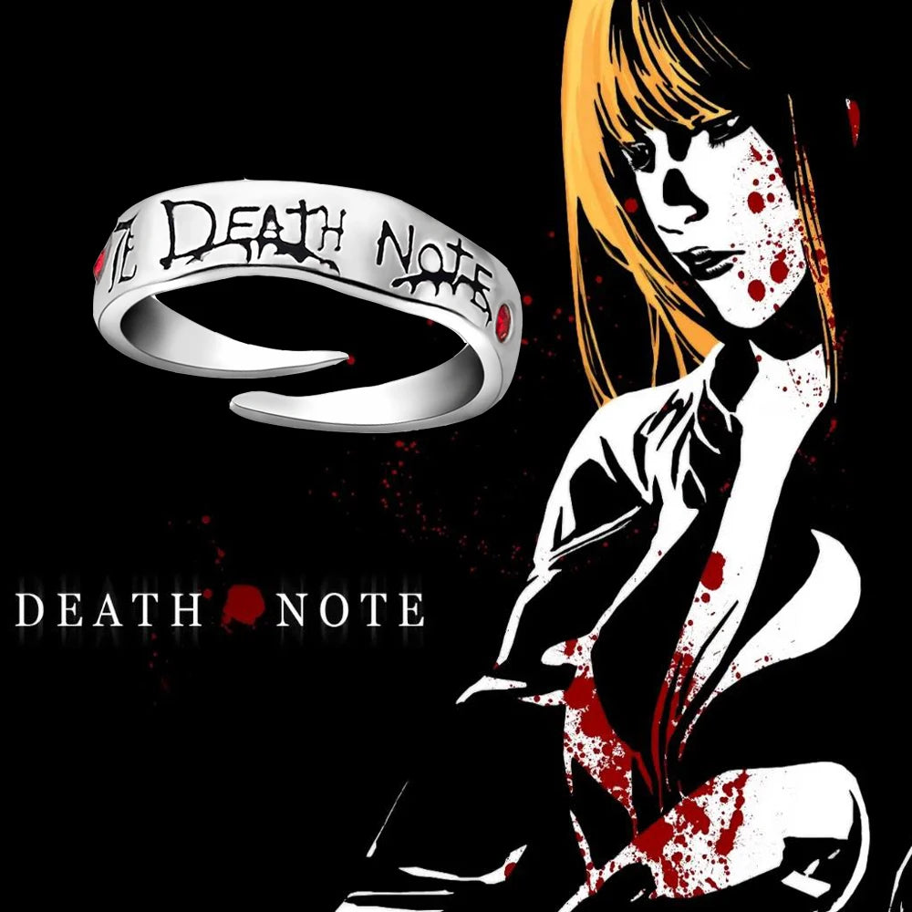 Death Note Adjustable Ring